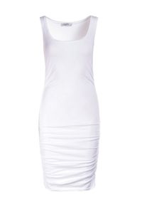 Born2be - Biała Sukienka Callamara. Kolor: biały #2