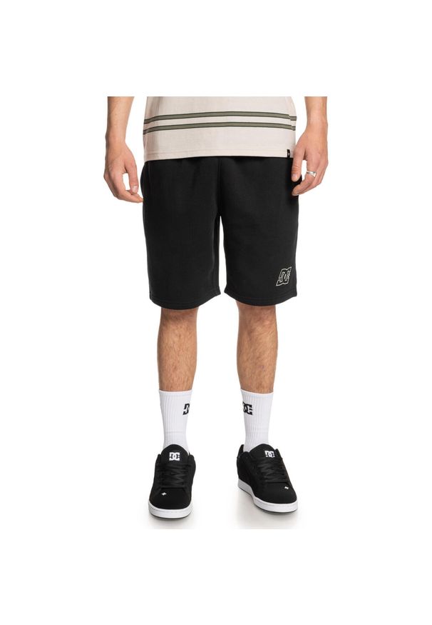 DC Shoes - Spodenki z elastyczną talią dla Mężczyzn PALLET Czarny. Kolor: brązowy, zielony, wielokolorowy. Materiał: materiał, poliester, bawełna. Długość: krótkie. Sezon: lato