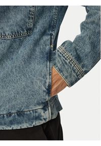 BOSS Kurtka jeansowa Luney BO 50566465 Niebieski Regular Fit. Kolor: niebieski. Materiał: bawełna #5