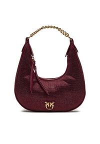 Pinko - PINKO Torebka Brioche Hobo Mini AI 24-25 PLTT 101433 A159 Bordowy. Kolor: czerwony