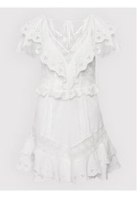 IRO Sukienka letnia Rioja AQ537 Biały Regular Fit. Kolor: biały. Materiał: bawełna. Sezon: lato #4