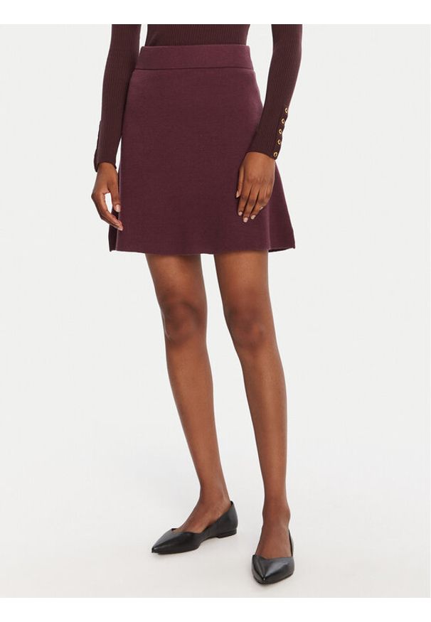 Vero Moda Spódnica mini Saba 10325944 Fioletowy Regular Fit. Kolor: fioletowy. Materiał: syntetyk