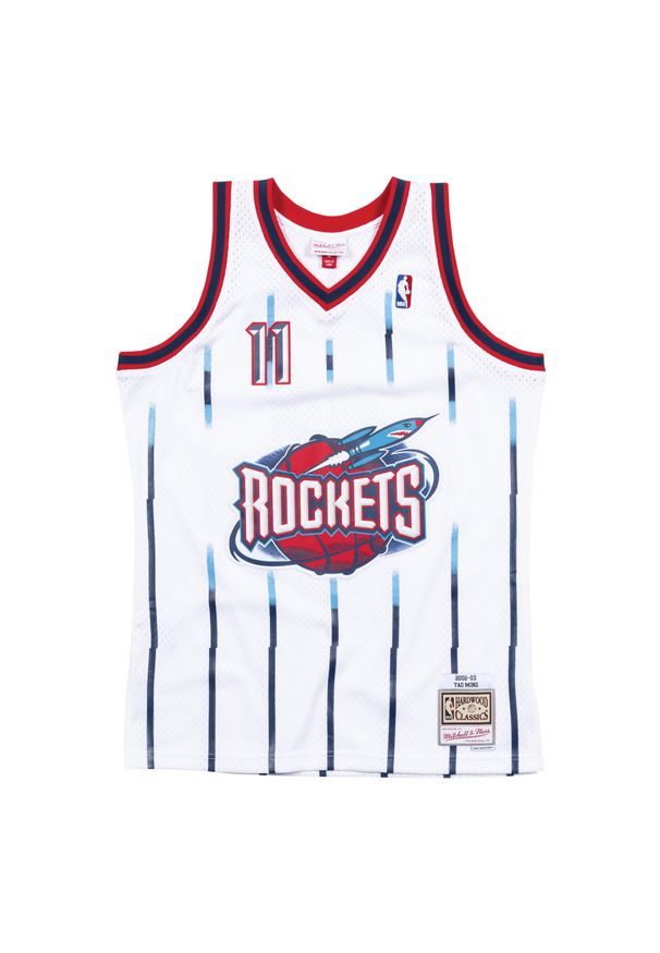 Mitchell & Ness - Koszulka Nba Houston Rockets Yao Ming. Kolor: biały. Sport: koszykówka
