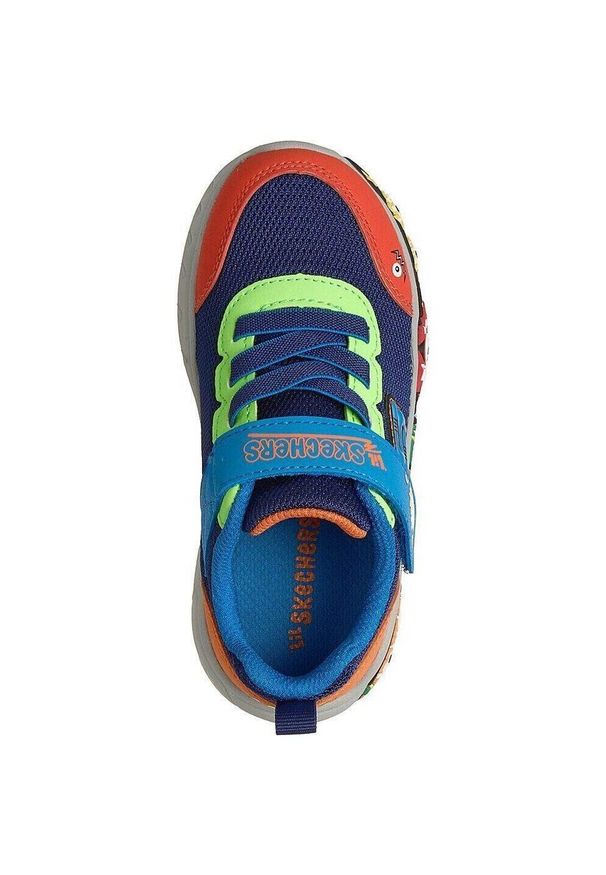 skechers - Buty sportowe dla dzieci Skechers Play Scene. Okazja: na co dzień. Kolor: niebieski. Materiał: materiał