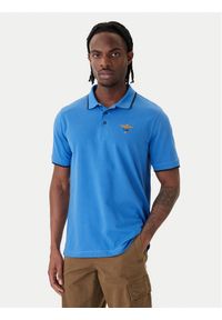 Aeronautica Militare Polo 261PO1308UP00082 Niebieski Regular Fit. Typ kołnierza: polo. Kolor: niebieski. Materiał: bawełna #1
