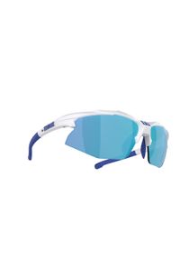BLIZ - Okulary przeciwsłoneczne rowerowe dla dorosłych Bliz Hybrid White M12. Kolor: biały, niebieski, wielokolorowy