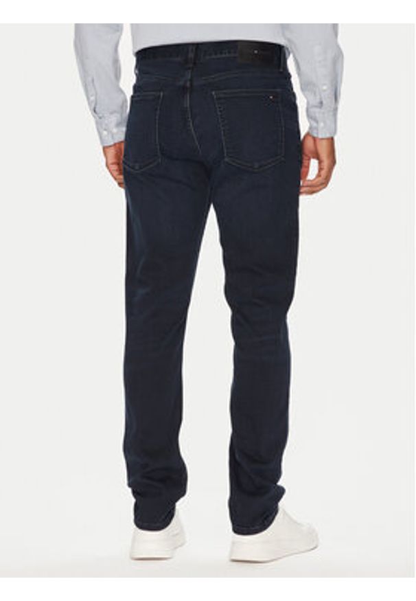 TOMMY HILFIGER - Tommy Hilfiger Jeansy Bleecker MW0MW40676 Granatowy Slim Fit. Kolor: niebieski