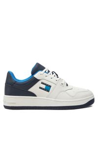 Tommy Jeans Sneakersy Basket Leather EM0EM01434 Granatowy. Kolor: niebieski