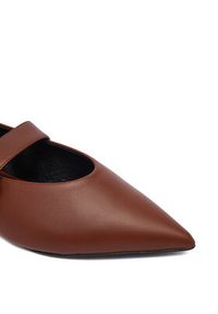 Weekend Max Mara Baleriny 2615521054650 Brązowy. Kolor: brązowy. Materiał: skóra #3