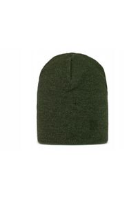 Buff - Czapka z wełny merino o strukturze polaru. Kolor: zielony. Materiał: wełna, polar. Styl: sportowy