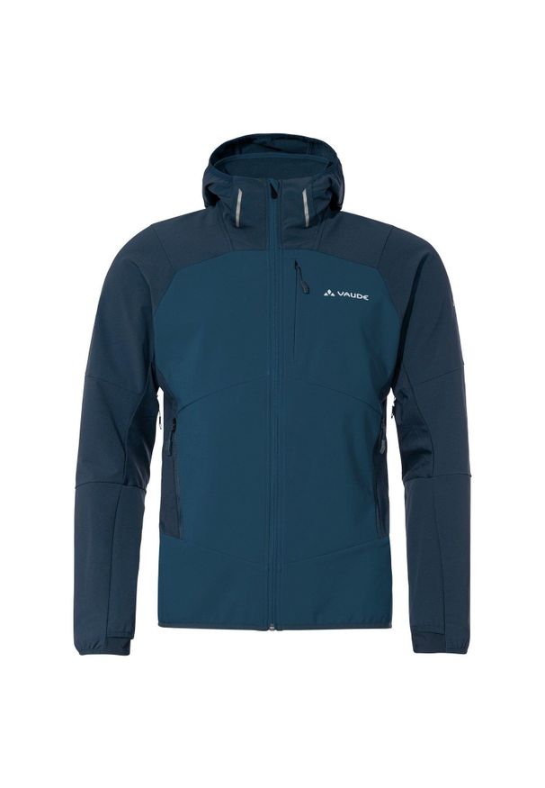 Vaude - Kurtka VAUDE Larice. Kolor: niebieski. Materiał: softshell. Sport: turystyka piesza