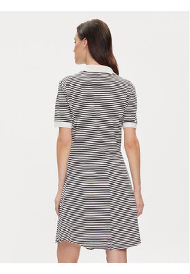 TOMMY HILFIGER - Tommy Hilfiger Sukienka letnia WW0WW41567 Granatowy Regular Fit. Kolor: niebieski. Materiał: lyocell, bawełna. Sezon: lato