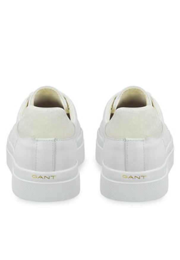GANT - Gant Sneakersy 32531169 Biały. Kolor: biały. Materiał: skóra