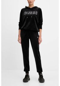 Guess - GUESS Czarna bluza z cyrkoniami Couture. Kolor: czarny #5