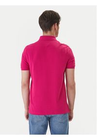 TOMMY HILFIGER - Tommy Hilfiger Polo 1985 MW0MW17770 Różowy Regular Fit. Typ kołnierza: polo. Kolor: różowy. Materiał: bawełna #4