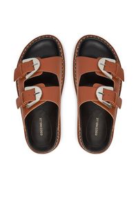 Coccinelle Klapki E4 SOF 17 03 01 Brązowy. Kolor: brązowy. Materiał: skóra #6