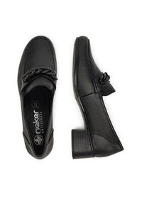 Rieker Loafersy 41660-00 Czarny. Kolor: czarny. Materiał: skóra #6