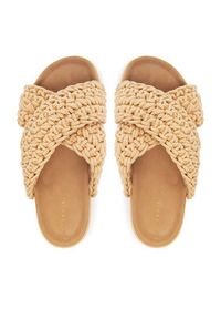 Inuikii Klapki Woven Strap Stones 70104-367 705 Beżowy. Kolor: beżowy. Materiał: materiał