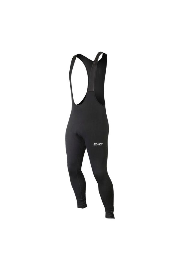 SHOT RACE GEAR - Dorosły Legginsy z szelkami Cuissard Shot Unlimited Long. Kolor: czarny. Materiał: materiał. Długość: długie. Sport: kolarstwo