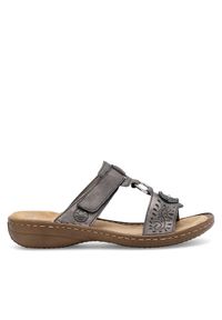 Klapki Rieker. Kolor: szary #1