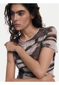 Desigual T-Shirt 25SWTK99 Czarny Regular Fit. Kolor: czarny. Materiał: syntetyk #3