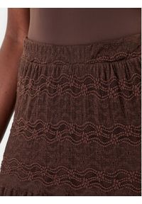 only - ONLY Spódnica maxi Luna 15353206 Brązowy Regular Fit. Kolor: brązowy. Materiał: syntetyk