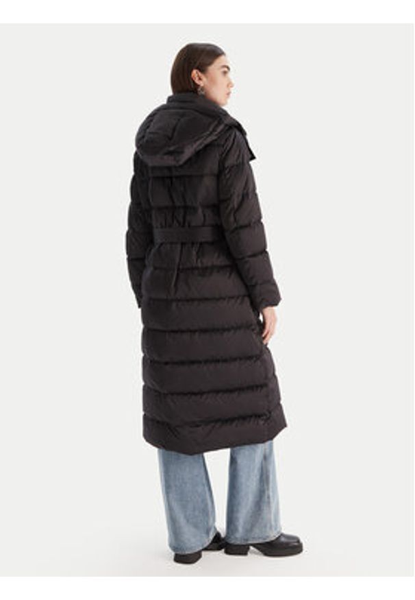 Liu Jo Płaszcz zimowy MF5011 T017A Czarny Regular Fit. Kolor: czarny. Materiał: syntetyk. Sezon: zima
