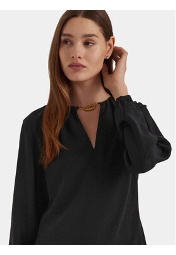 Lauren Ralph Lauren Sukienka codzienna 250919769001 Czarny Regular Fit. Okazja: na co dzień. Kolor: czarny. Materiał: syntetyk. Typ sukienki: proste. Styl: casual