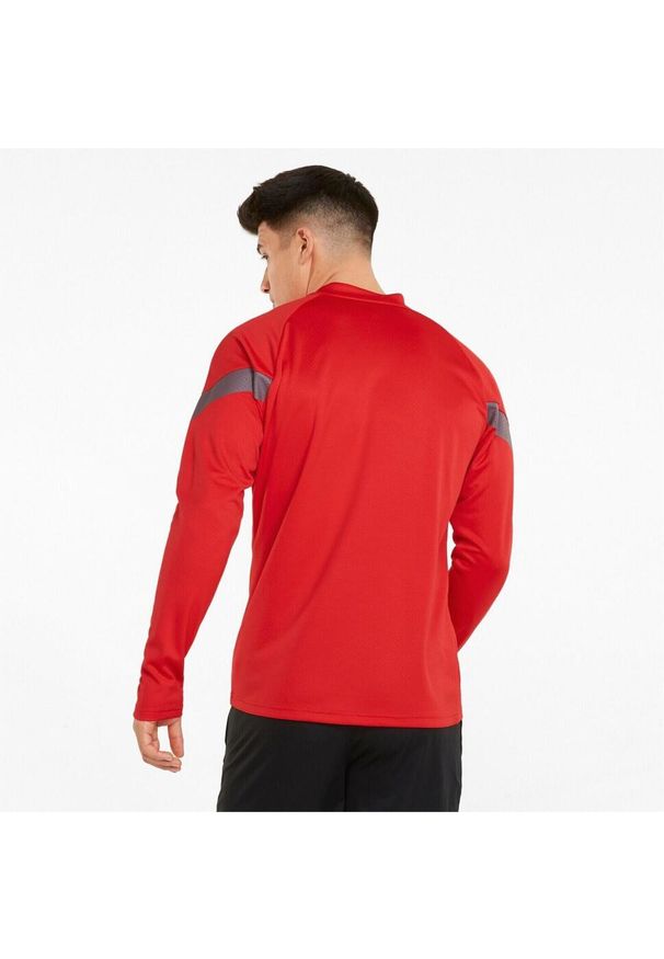 Bluza Puma Teamfinal Training 14 Zip, Mężczyźni. Kolor: czerwony. Materiał: poliester, materiał. Sport: piłka nożna