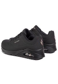 skechers - Skechers Sneakersy Uno-Stand On Air 73690/BBK Czarny. Kolor: czarny. Materiał: skóra #5