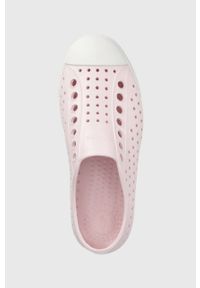 Native tenisówki Jefferson damskie kolor różowy. Nosek buta: okrągły. Kolor: różowy. Wzór: motyw zwierzęcy #5