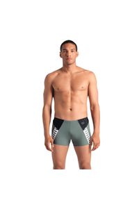 Arena - Bokserki pływackie męskie arena Stripe Swim Short. Kolor: zielony