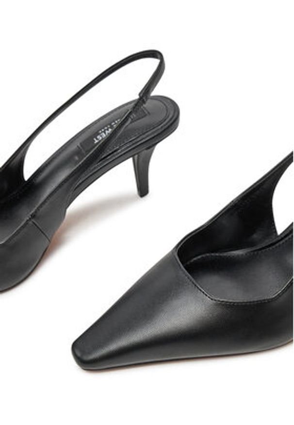 Nine West Sandały WFA3377-1 Czarny. Kolor: czarny. Materiał: skóra