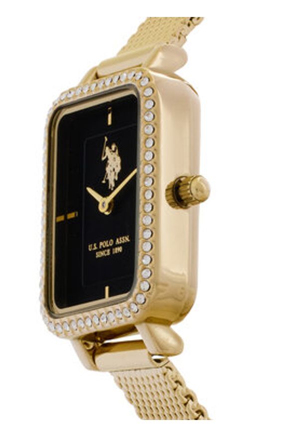 U.S. Polo Assn. Zegarek Odette USP8390BK Złoty. Kolor: złoty
