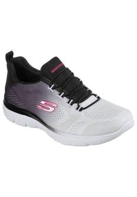 skechers - Buty do chodzenia damskie Skechers Summitsbright Charmer. Zapięcie: bez zapięcia. Kolor: biały, czarny, wielokolorowy. Materiał: syntetyk, materiał. Szerokość cholewki: normalna. Sport: turystyka piesza