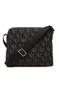 Calvin Klein Saszetka Slouched Monogram Mini Zip Fligh LV04G3175G Czarny. Kolor: czarny. Materiał: materiał #3