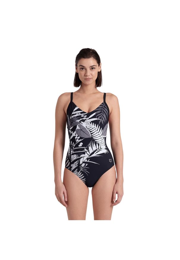 Damski kostium kąpielowy 1-częściowy Arena Bodylift Lucy. Kolor: czarny
