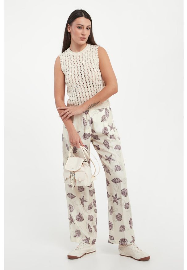 Marella - Sweter damski pleciony Emiro MARELLA MONOCHROME