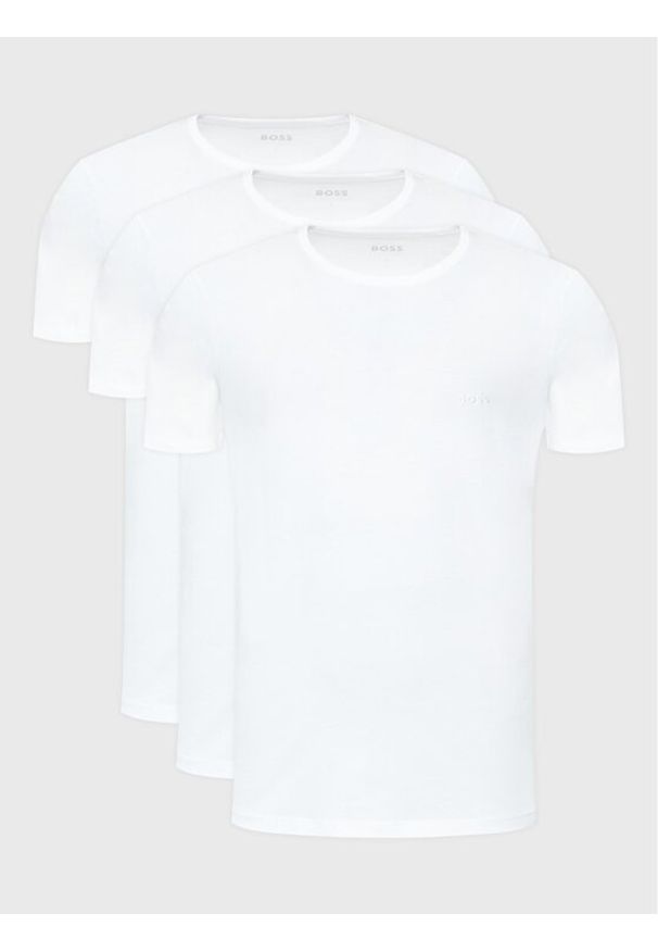 BOSS Komplet t-shirtów Classic 50475284 Biały Regular Fit. Kolor: biały. Materiał: bawełna