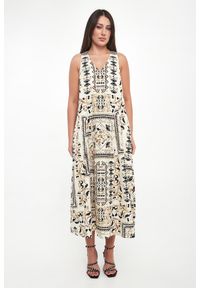 Joseph Ribkoff - Sukienka lniana JOSEPH RIBKOFF. Materiał: len #2