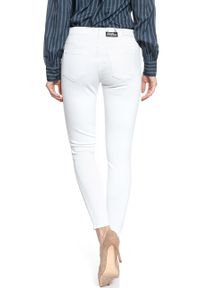 Wrangler - WRANGLER SKINNY DAMSKIE SPODNIE JEANSOWE WHITE W28MGO989