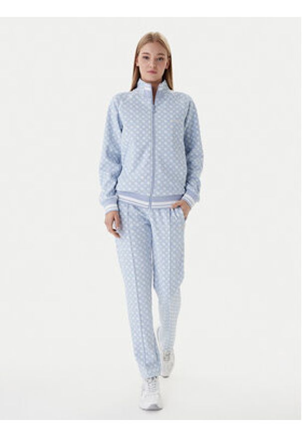 Guess Bluza V5YQ03 KB212 Błękitny Regular Fit. Kolor: niebieski. Materiał: syntetyk