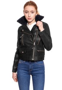Lee - DAMSKA KURTKA SKÓRZANE LEE LEATHER PERFECTO BLACK L58YAY01. Materiał: skóra #1