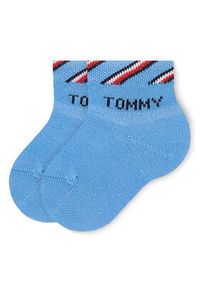 TOMMY HILFIGER - Tommy Hilfiger Zestaw 3 par wysokich skarpet dziecięcych 701220277 Kolorowy. Materiał: materiał, bawełna. Wzór: kolorowy