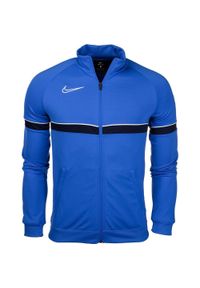 Bluza sportowa męska Nike Dri-FIT Academy 21 Knit Track Jacket. Kolor: niebieski. Technologia: Dri-Fit (Nike)