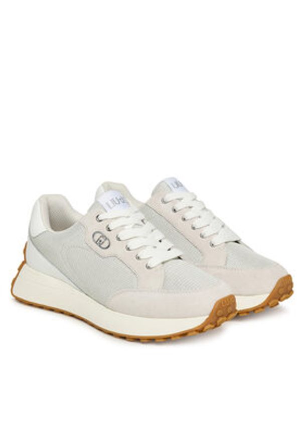 Liu Jo Sneakersy Lolo 20 BF5027 PX624 Écru. Materiał: zamsz, skóra