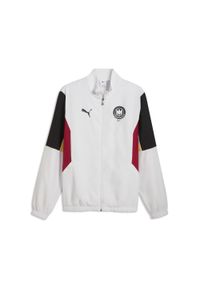 Puma - Kurtka dresowa retro męska niemieckiej reprezentacji w piłce ręcznej PUMA. Kolor: szary. Materiał: dresówka. Sport: piłka ręczna #1