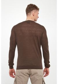 Aeronautica Militare - Sweter męski lniany AERONAUTICA MILITARE. Materiał: len #2