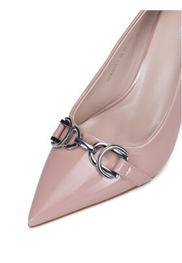 DeeZee Szpilki WFA3024-1 Różowy. Kolor: różowy. Materiał: skóra. Obcas: na szpilce