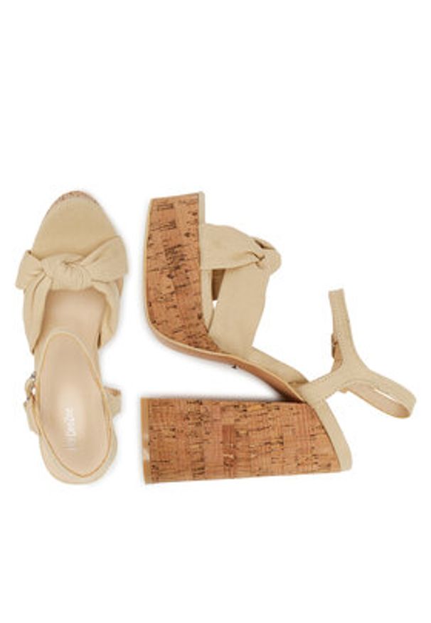 DeeZee Sandały WX2015-S-3RM Beżowy. Kolor: beżowy. Materiał: materiał